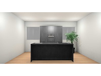 Häcker concept comet geplamuurde beton zwart eiland - afbeelding 18 van  24