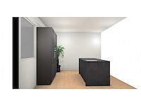 Häcker concept comet geplamuurde beton zwart eiland - afbeelding 21 van  24