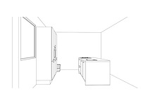 Häcker concept comet geplamuurde beton zwart eiland - afbeelding 5 van  28