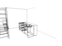 Häcker concept comet geplamuurde beton zwart eiland - afbeelding 6 van  28