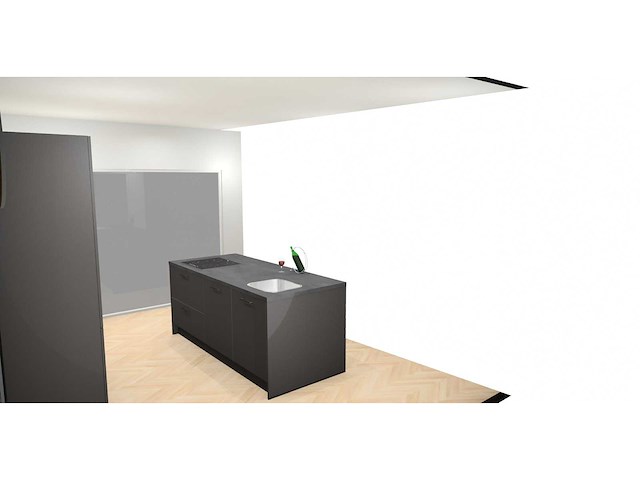 Häcker concept topsoft grafiet mat eiland - afbeelding 14 van  16