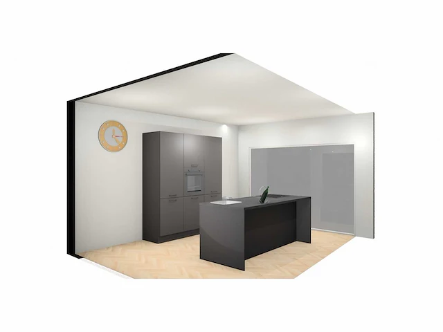 Häcker concept topsoft grafiet mat eiland - afbeelding 22 van  27