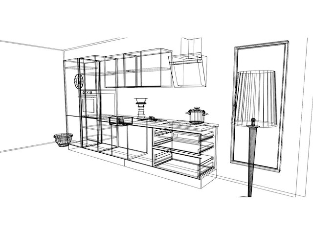 Häcker concept topsoft parelgrijs mat recht - afbeelding 2 van  22
