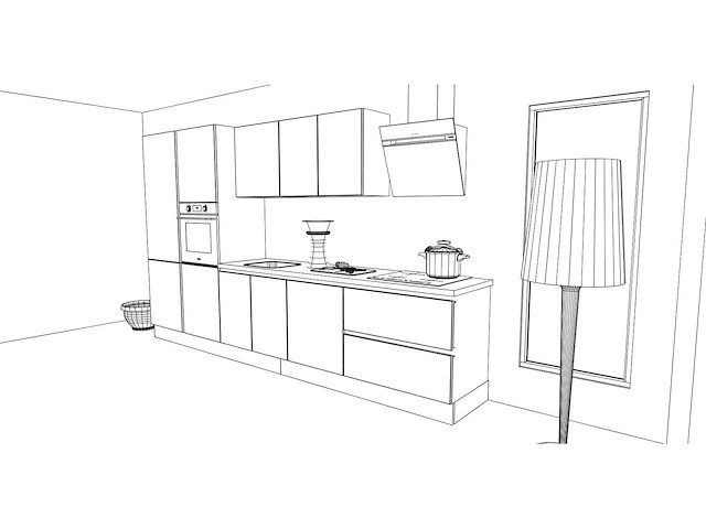 Häcker concept topsoft parelgrijs mat recht - afbeelding 4 van  25