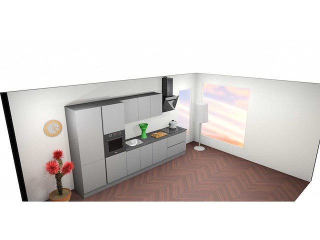 Häcker concept topsoft parelgrijs mat recht - afbeelding 23 van  25