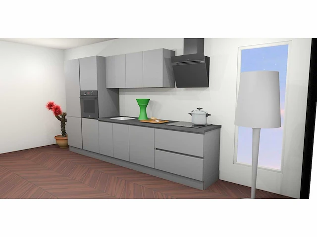 Häcker concept topsoft parelgrijs mat recht - afbeelding 27 van  32
