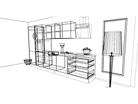 Häcker concept topsoft parelgrijs mat recht - afbeelding 3 van  32