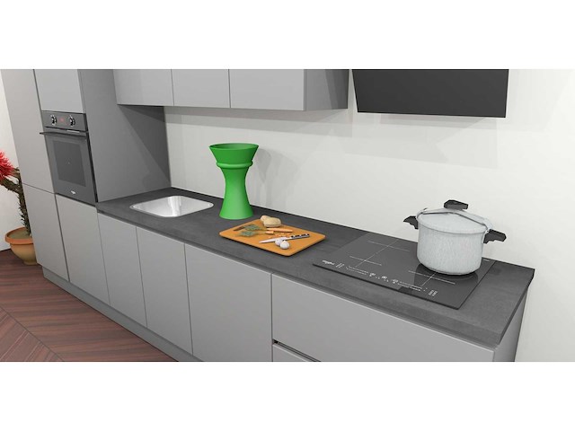 Häcker concept topsoft parelgrijs mat recht - afbeelding 28 van  32