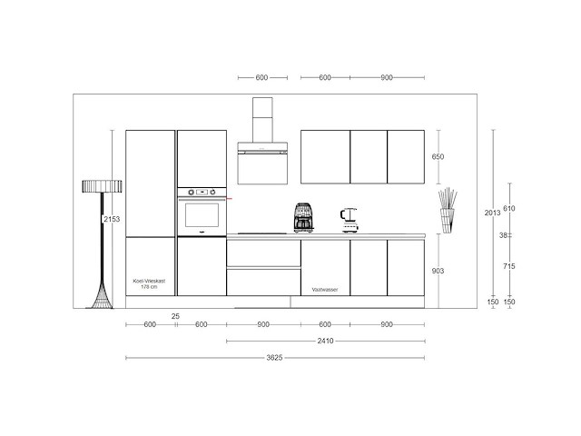 Häcker concept topsoft wit mat recht - afbeelding 3 van  24