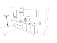 Häcker concept topsoft wit mat recht - afbeelding 2 van  27