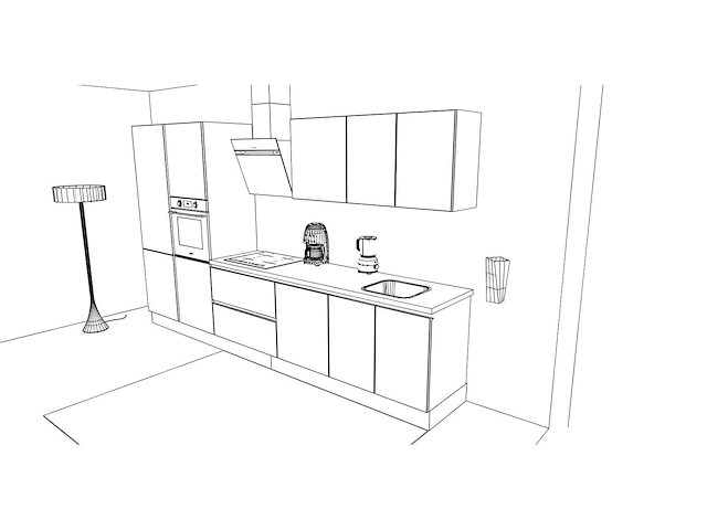 Häcker concept topsoft wit mat recht - afbeelding 3 van  28