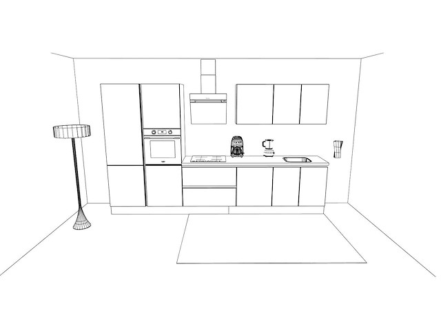Häcker concept topsoft wit mat recht - afbeelding 2 van  30