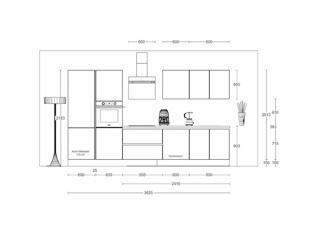 Häcker concept topsoft wit mat recht - afbeelding 5 van  30