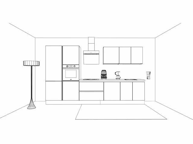 Häcker concept topsoft wit mat recht - afbeelding 30 van  30