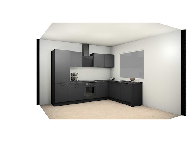 Häcker concept topsoft zwart mat hoek - afbeelding 21 van  25