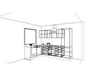 Häcker concept topsoft zwart mat hoek - afbeelding 2 van  24