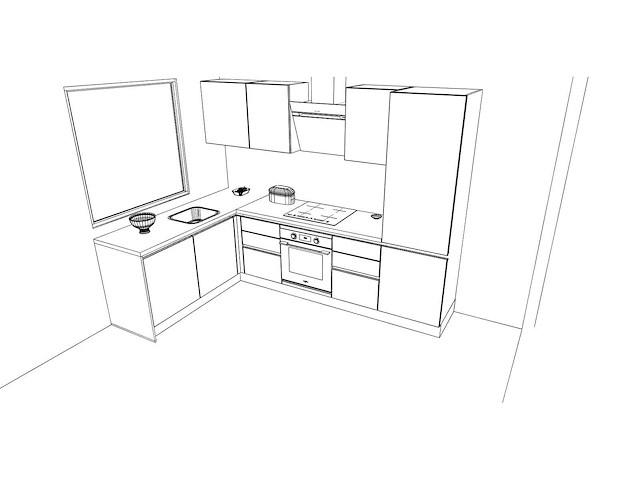 Häcker concept topsoft zwart mat hoek - afbeelding 3 van  24