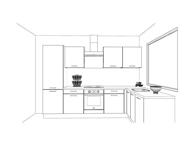 Häcker concept topsoft zwart mat hoek - afbeelding 3 van  27