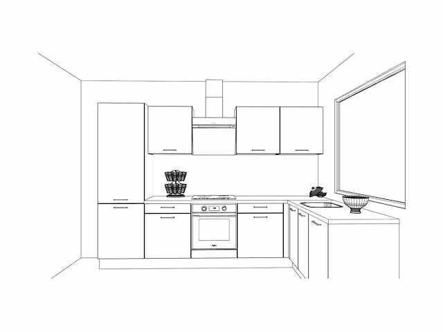 Häcker concept topsoft zwart mat hoek - afbeelding 3 van  27