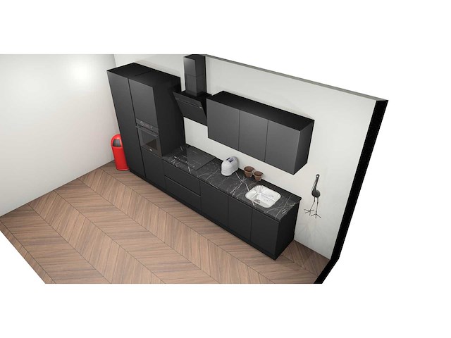 Häcker concept topsoft zwart mat recht - afbeelding 23 van  29