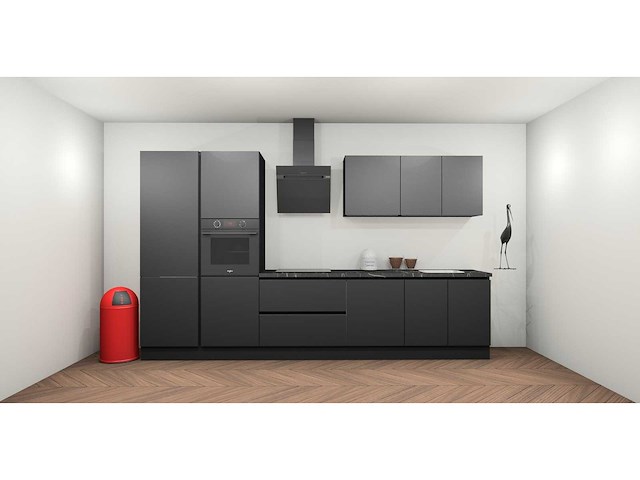 Häcker concept topsoft zwart mat recht - afbeelding 10 van  29
