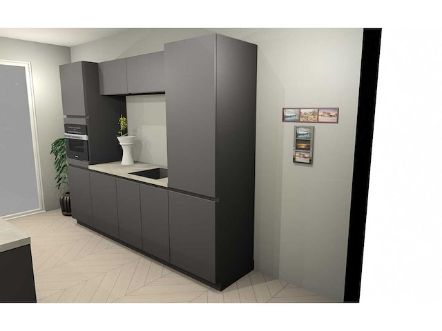 Häcker concept130 - top soft-gl grafiet mat lak - keukenopstelling - afbeelding 29 van  29