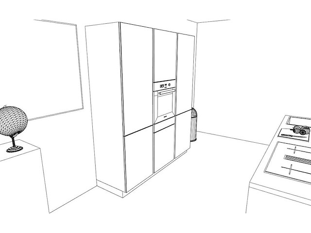 Häcker concept130 - topsoft mat zwart lak - keukenopstelling - afbeelding 7 van  29