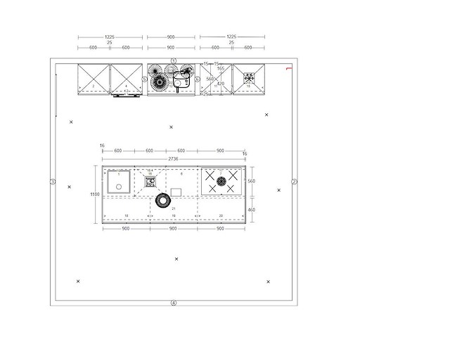 Häcker concept130 bali notenhout topsoft mat lak zwart eiland keuken - afbeelding 4 van  32
