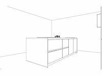 Häcker concept130 bali notenhout topsoft mat lak zwart eiland keuken - afbeelding 13 van  40