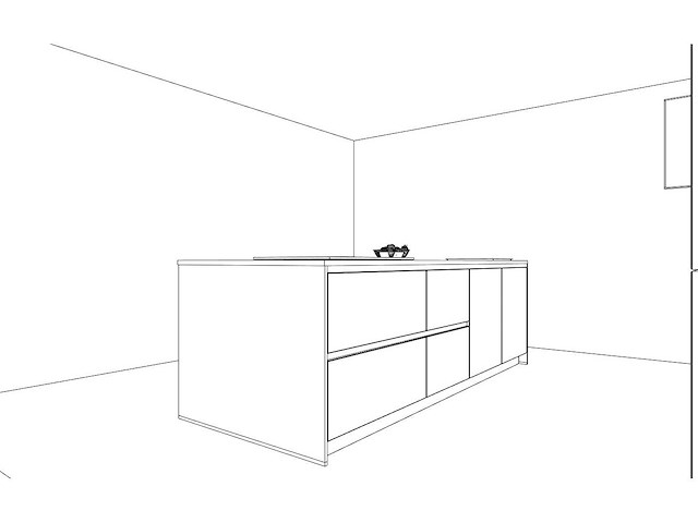 Häcker concept130 bali notenhout topsoft mat lak zwart eiland keuken - afbeelding 15 van  40
