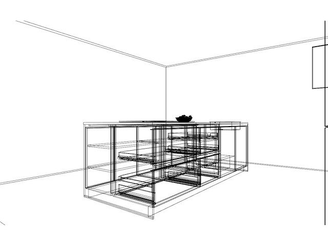 Häcker concept130 bali notenhout topsoft mat lak zwart eiland keuken - afbeelding 12 van  40