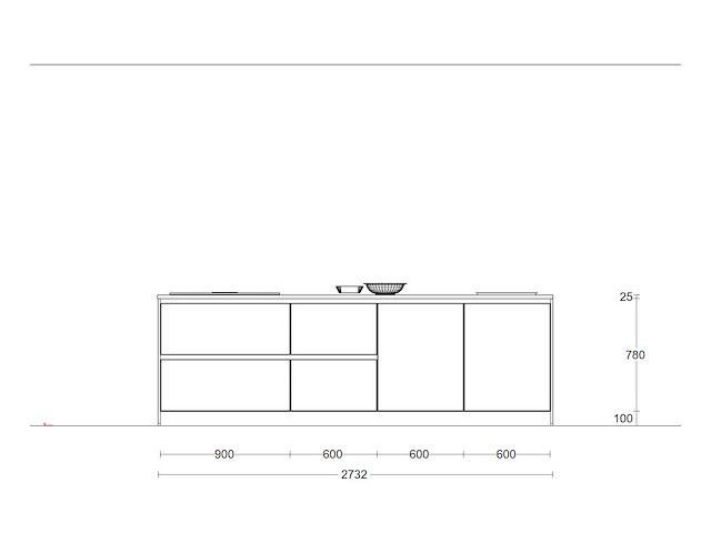 Häcker concept130 bali notenhout topsoft mat lak zwart eiland keuken - afbeelding 15 van  40