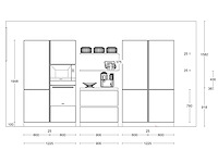 Häcker concept130 bali notenhout topsoft mat lak zwart eiland keuken - afbeelding 23 van  40