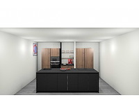 Häcker concept130 bali notenhout topsoft mat lak zwart eiland keuken - afbeelding 3 van  40
