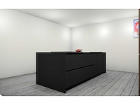Häcker concept130 bali notenhout topsoft mat lak zwart eiland keuken - afbeelding 6 van  40