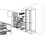 Häcker concept130 bali notenhout topsoft mat lak zwart eiland keuken - afbeelding 12 van  29
