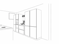 Häcker concept130 bali notenhout topsoft mat lak zwart eiland keuken - afbeelding 11 van  40