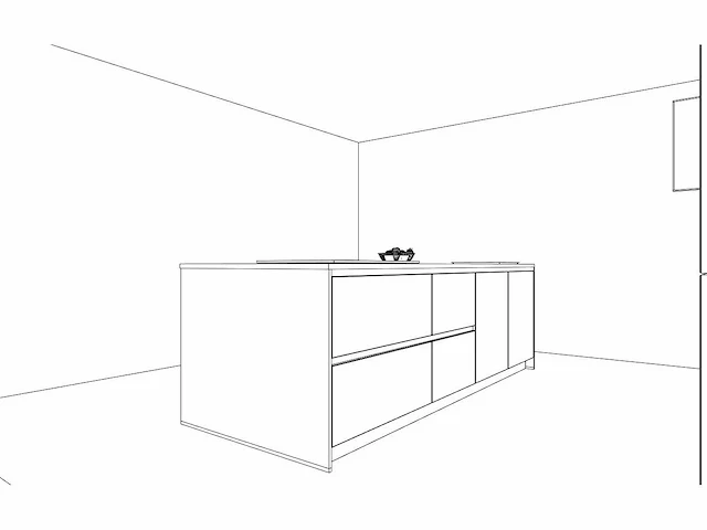 Häcker concept130 bali notenhout topsoft mat lak zwart eiland keuken - afbeelding 15 van  40