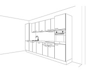 Häcker concept130 scala olijfgroen keukenopstelling - afbeelding 1 van  13