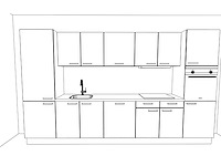 Häcker concept130 scala olijfgroen keukenopstelling - afbeelding 12 van  13