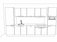 Häcker concept130 scala olijfgroen keukenopstelling - afbeelding 16 van  17