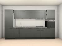 Häcker concept130 scala olijfgroen keukenopstelling