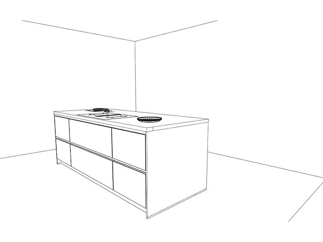 Häcker concept130 top soft-gl grafiet mat lak eiland keuken - afbeelding 6 van  27