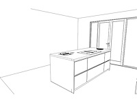 Häcker concept130 top soft-gl grafiet mat lak eiland keuken - afbeelding 6 van  19