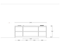 Häcker concept130 top soft-gl grafiet mat lak eiland keuken - afbeelding 12 van  28