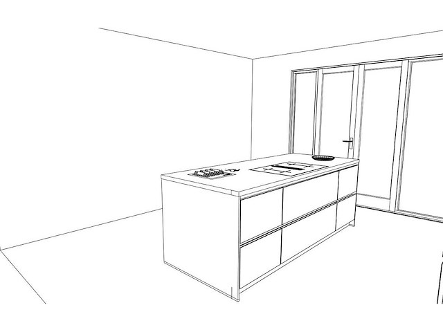 Häcker concept130 top soft-gl grafiet mat lak eiland keuken - afbeelding 4 van  29