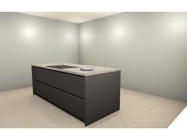 Häcker concept130 top soft-gl grafiet mat lak eiland keuken - afbeelding 14 van  29