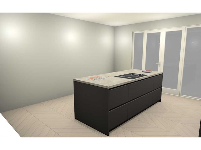 Häcker concept130 top soft-gl grafiet mat lak eiland keuken - afbeelding 29 van  29