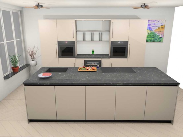 Häcker concept130 topsoft kashmir direktlak mat eiland - afbeelding 1 van  35