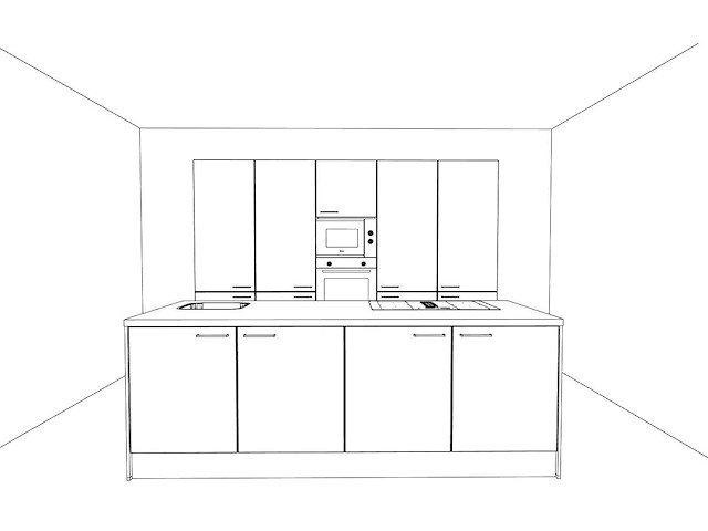 Häcker concept130 topsoft kristalwit mat - eiland keuken opstelling - afbeelding 10 van  29